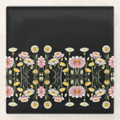 Floral Reflections Glazen Onderzetter (Voorkant)