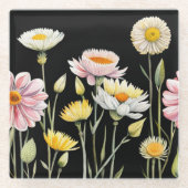 Floral Reflections Glazen Onderzetter (Voorkant)