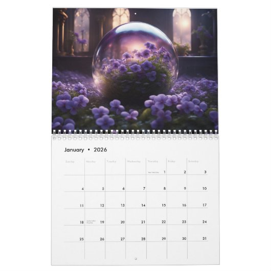 Floral Reflections Kalender (Jan 2026)
