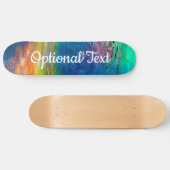 Floral Reflections on the Water Persoonlijk Skateboard (Horizontaal)