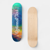 Floral Reflections on the Water Persoonlijk Skateboard (Voorkant)