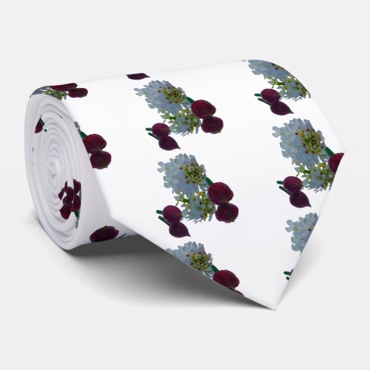 Floral Reflections Stropdas (Opgerold)