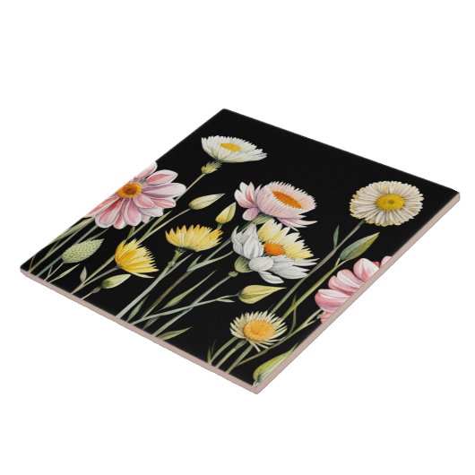 Floral Reflections Tegeltje (Zijkant)