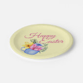 Floral-regeling van het voorjaar papieren bordje (Gekanteld)