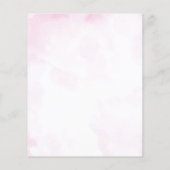 Floral Regency Elegant Vrijgezellenfeest Flyer (Achterkant)