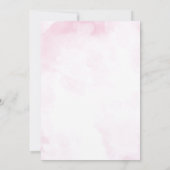 Floral Regency Elegant Vrijgezellenfeest Kaart (Achterkant)