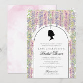 Floral Regency Elegant Vrijgezellenfeest Kaart (Voorkant / Achterkant)