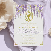 Floral Regency Era Vrijgezellenfeest Kaart