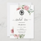  floral regency vrijgezellenfeest kaart (Voorkant)