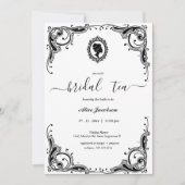  floral regency vrijgezellenfeest kaart (Voorkant)