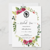  floral regency vrijgezellenfeest kaart (Voorkant)
