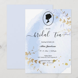  floral regency vrijgezellenfeest kaart