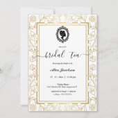  floral regency vrijgezellenfeest kaart (Voorkant)