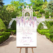 Floral Regency Welkomstbord Poster