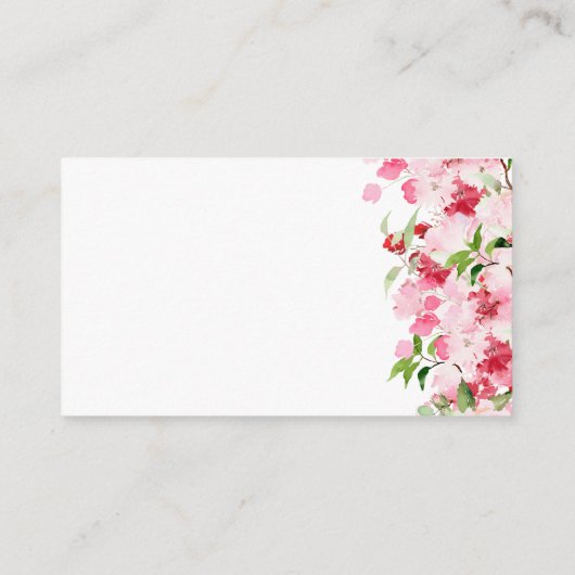 Floral Registry Kaart (Achterkant)