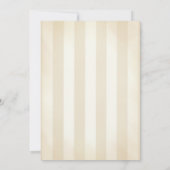 Floral Reindeer Vrijgezellenfeest Party Invitation Kaart (Achterkant)