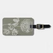 Floral Relief I Bagagelabel (Voorkant horizontaal)