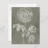 Floral Relief I Briefkaart (Voorkant / Achterkant)