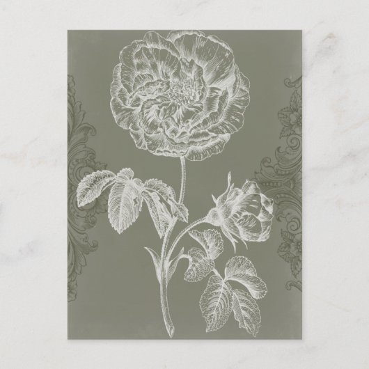 Floral Relief I Briefkaart (Voorkant)
