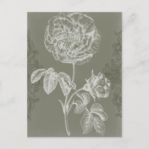 Floral Relief I Briefkaart