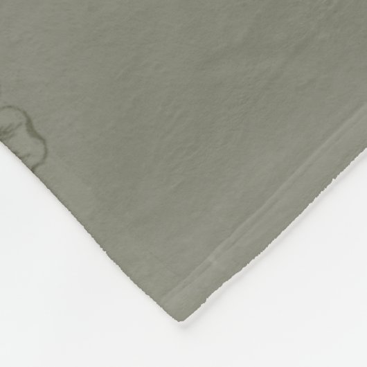 Floral Relief I Fleece Deken (Hoek)