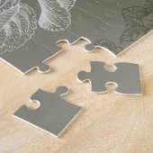 Floral Relief I Legpuzzel (Zijkant)