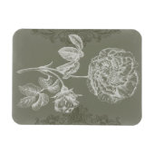 Floral Relief I Magneet (Horizontaal)