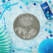 Floral Relief I Papieren Bordje (Feest)