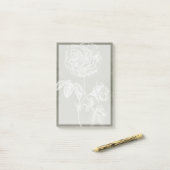 Floral Relief I Post-it® Notes (Op bureau)