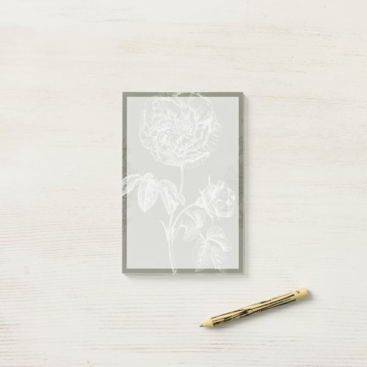 Floral Relief I Post-it® Notes (Op bureau)
