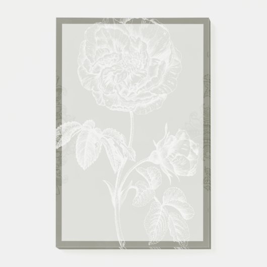 Floral Relief I Post-it® Notes (Voorkant)