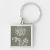 Floral Relief I Sleutelhanger (Voorkant)