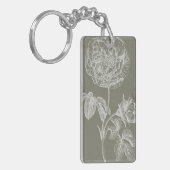 Floral Relief I Sleutelhanger (Voorkant Links)