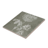 Floral Relief I Tegeltje (Zijkant)