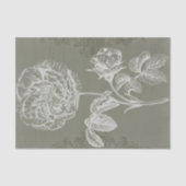 Floral Relief I Tissuepapier (Voorkant)