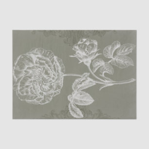 Floral Relief I Tissuepapier