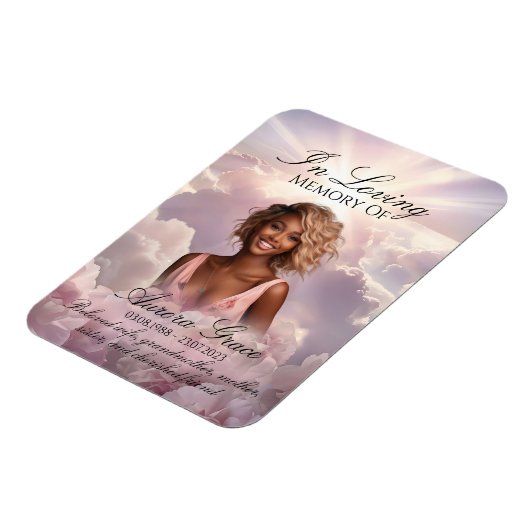 Floral Remembrance Foto Magneet - FLR001 (Linkerzijde)