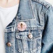 Floral Remembrance Memorial Badge Rozen Ronde Button 3,2 Cm