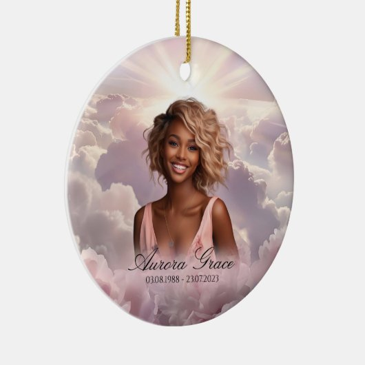 Floral Remembrance Memorial Ornament - FLR001 (Rechts)