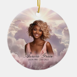 Floral Remembrance Memorial Ornament - FLR001