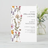 Floral Retirement Party Kaart (Staand voorkant)