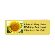 Floral retour Large Yellow Sunflower