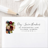 Floral | Retouradreslabel Etiket (Insitu)