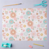 Floral Retro 60s 70s Hippie Daisy Flower Decoupage Tissuepapier (Craft)