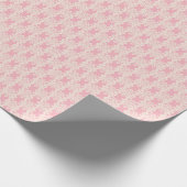 Floral retro damask cadeaupapier (Hoek)