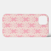 Floral retro damask Case-Mate iPhone case (Achterkant (horizontaal))