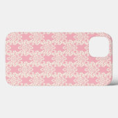 Floral retro damask Case-Mate iPhone case (Achterkant (horizontaal))