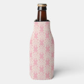 Floral retro damask flesjeskoeler (Fles Voorkant)