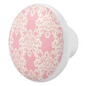 Floral retro damask keramische knop (Rechts)