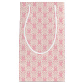 Floral retro damask klein cadeauzakje (Voorkant)